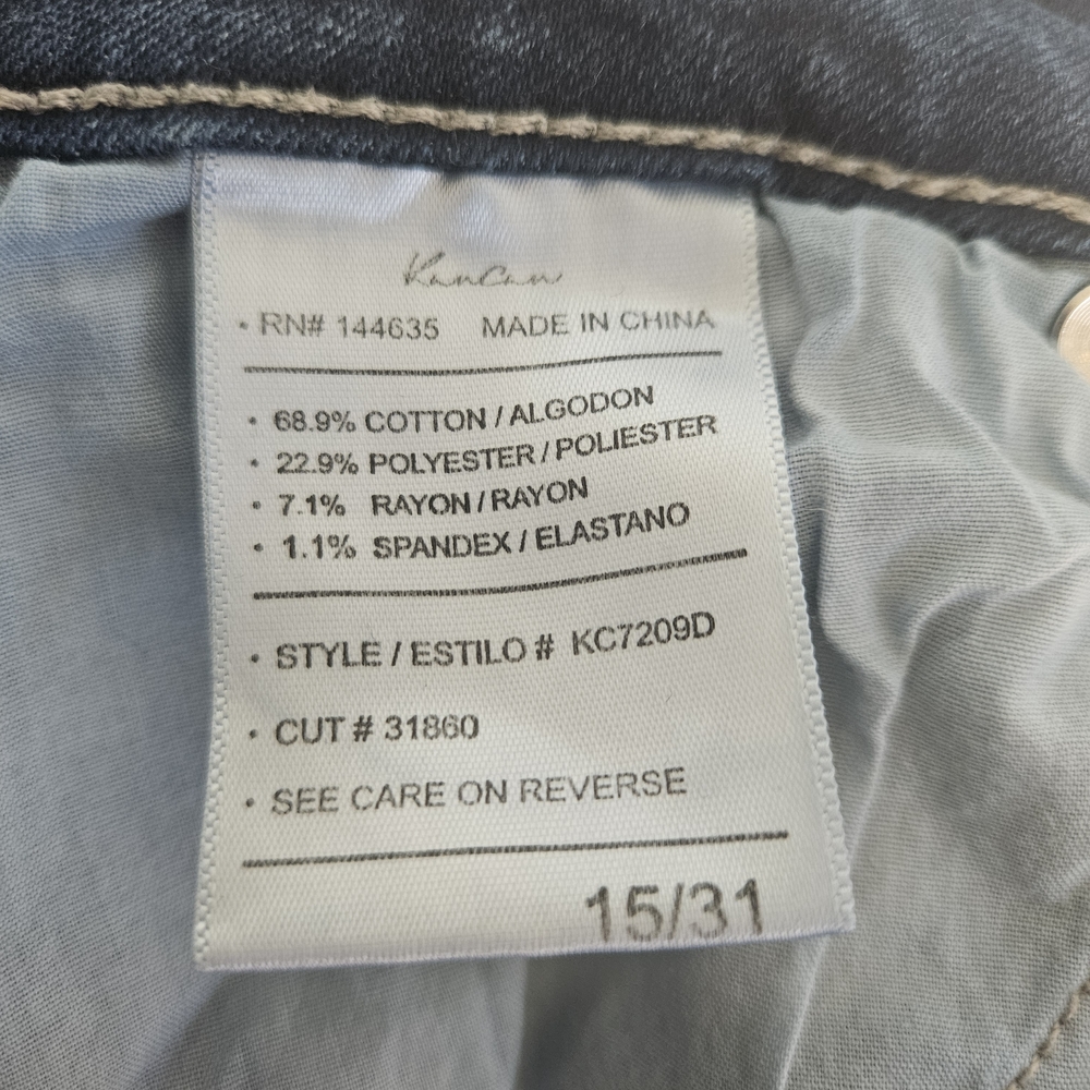 KanCan Dark Blue Women's Skinny Jeans - Picture 3 of 3